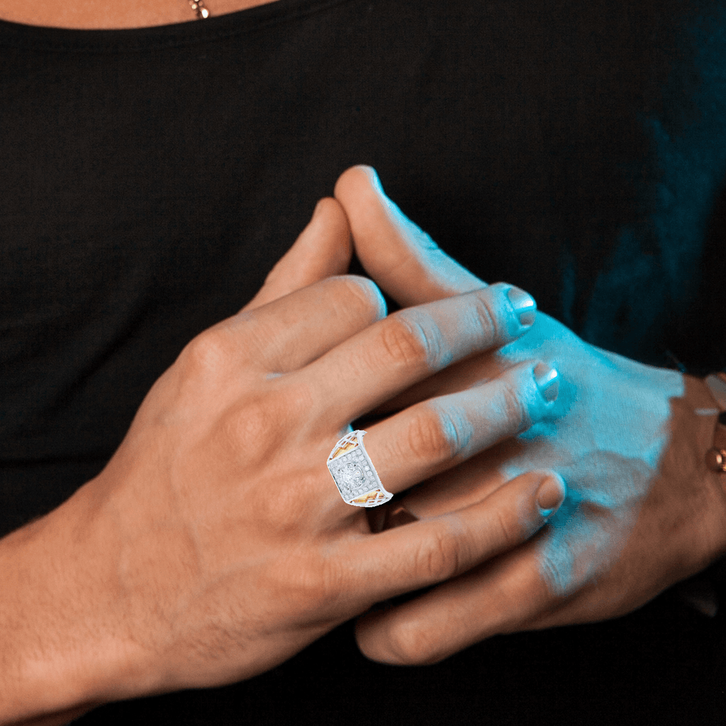 Mens Diamond Ring| 0.92 Carats| 10.56 Grams MEN'S RINGS FROST NYC 
