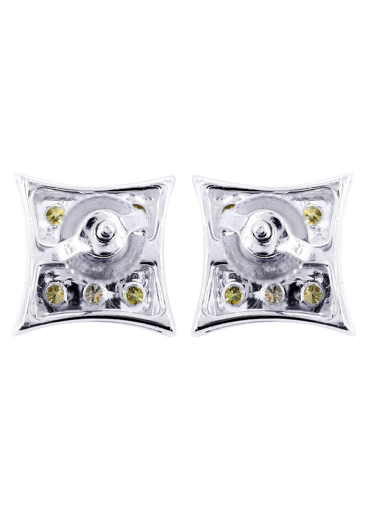 Diamond Earrings For Men | 0.22 Carats 14K White Gold MEN'S EARRINGS FROST NYC 