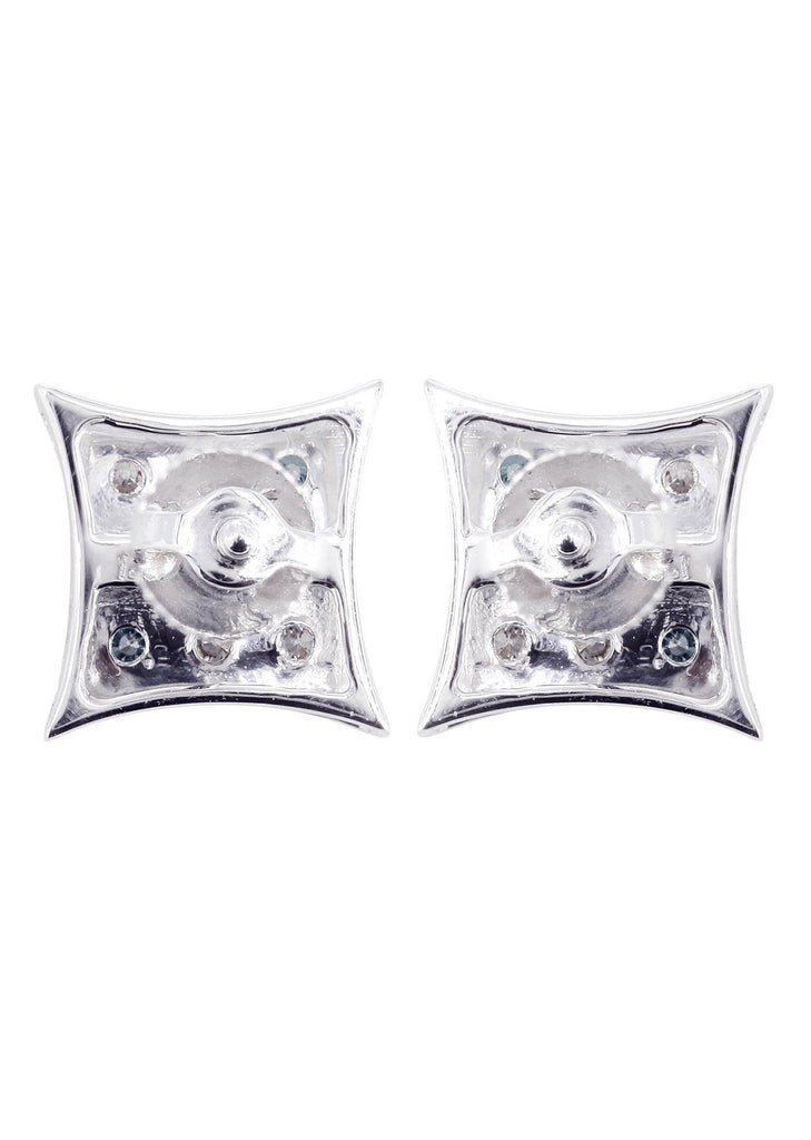Diamond Earrings For Men | 0.22 Carats 14K White Gold MEN'S EARRINGS FROST NYC 