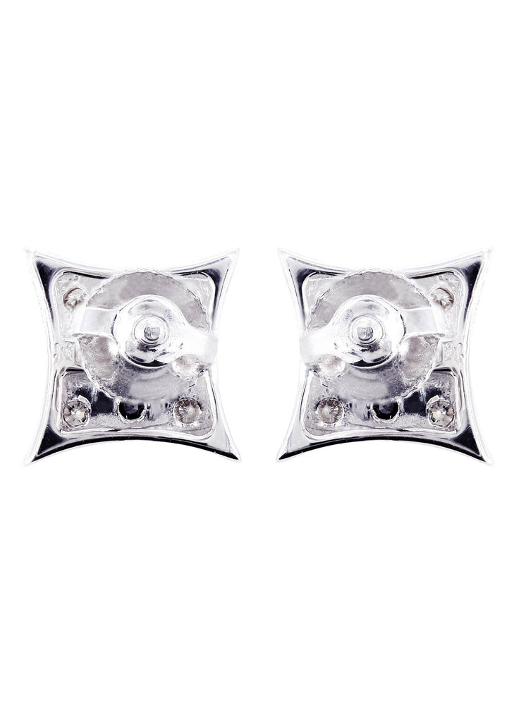 Diamond Earrings For Men | 0.2 Carats 14K White Gold MEN'S EARRINGS FROST NYC 