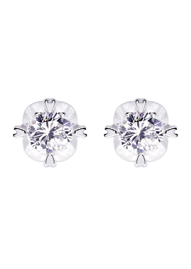 Diamond Stud Earrings For Men | 14K White Gold | 0.56 Carats MEN'S EARRINGS FROST NYC 