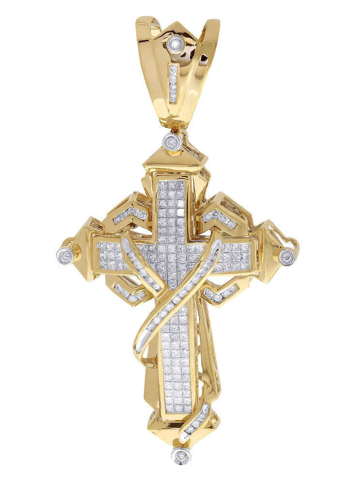 Diamond Cross Pendant | 2.71 Carats| 19.95 Grams MEN'S PENDANTS FROST NYC 