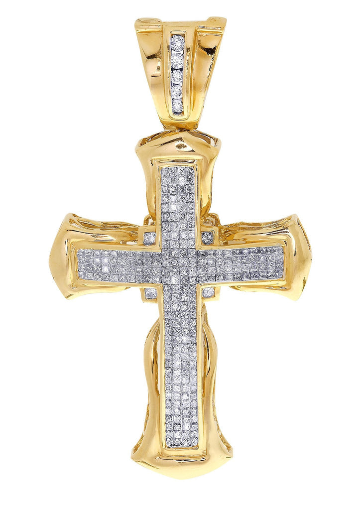 Diamond Cross Pendant| 4.48 Carats| 13.17 Grams MEN'S PENDANTS FROST NYC 