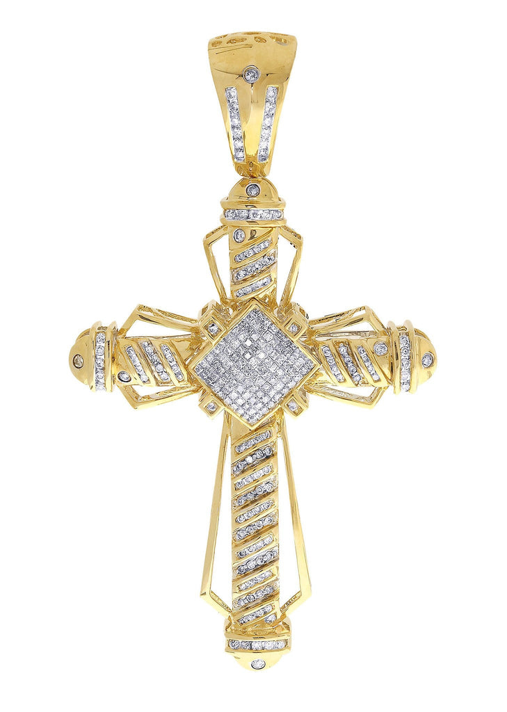 Diamond Cross Pendant| 1.89 Carats| 20.43 Grams MEN'S PENDANTS FROST NYC 