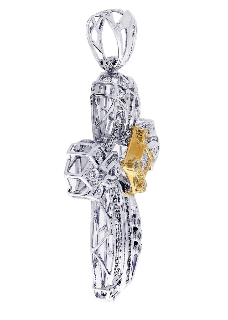 Diamond Cross Pendant| 1.9 Carats| 15.47 Grams MEN'S PENDANTS FROST NYC 