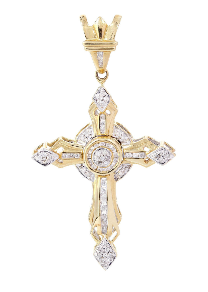 Diamond Cross Pendant | 0.39 Carats | 6.25 Grams MEN'S PENDANTS FROST NYC 