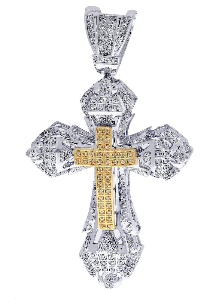 Diamond Cross Pendant| 1.72 Carats| 30.68 Grams MEN'S PENDANTS FROST NYC 