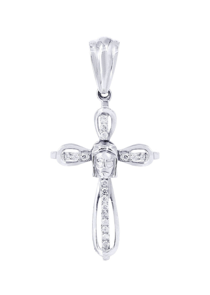 Diamond Cross Pendant | 0.13 Carats | 1.35 Grams MEN'S PENDANTS FROST NYC 