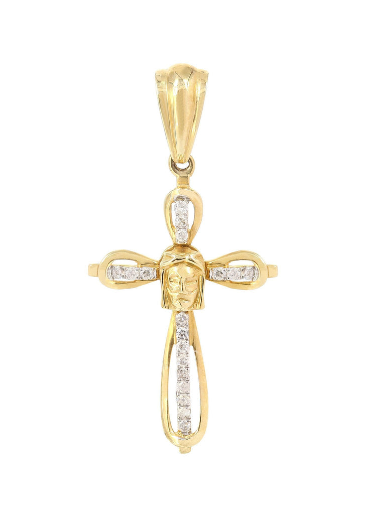 Diamond Cross Pendant | 0.13 Carats | 1.35 Grams MEN'S PENDANTS FROST NYC 