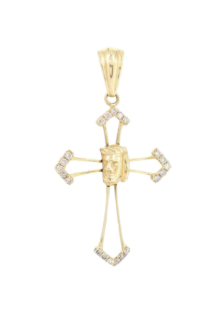 Diamond Cross Pendant | 0.2 Carats | 1.54 Grams MEN'S PENDANTS FROST NYC 