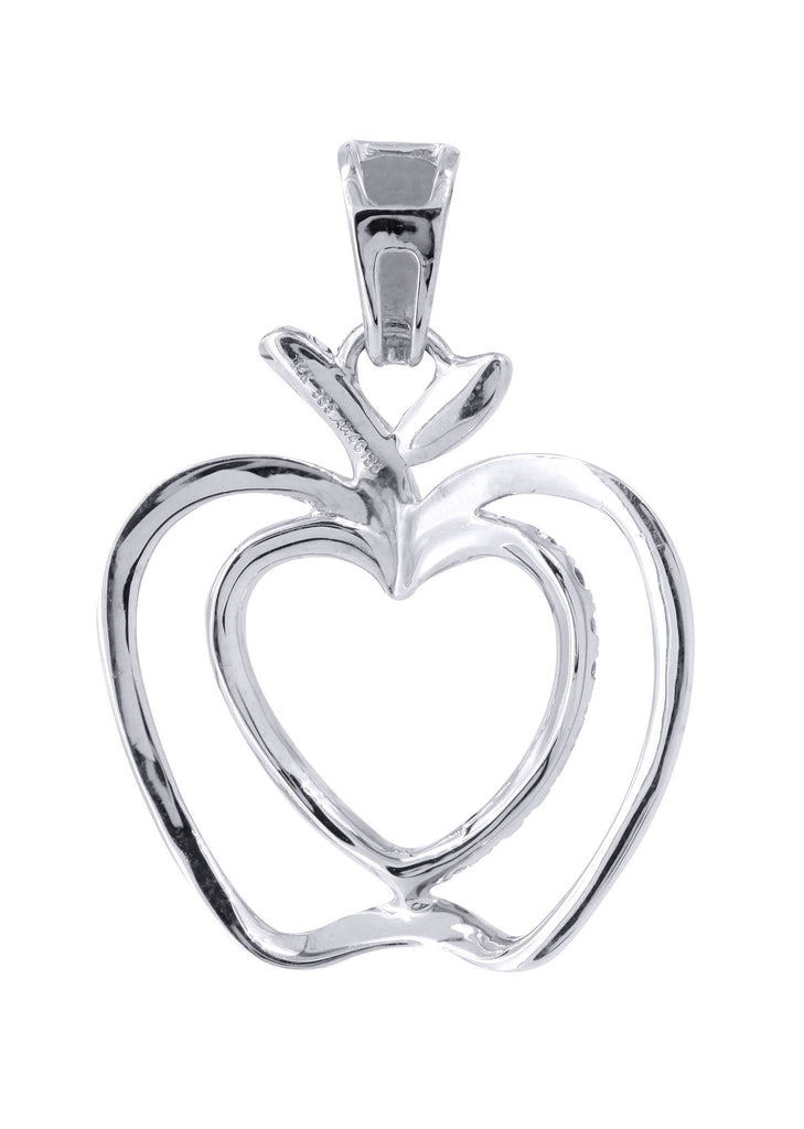 Diamond Apple Pendant | 0.38 Carats | 2.07 Grams MEN'S PENDANTS FROST NYC 