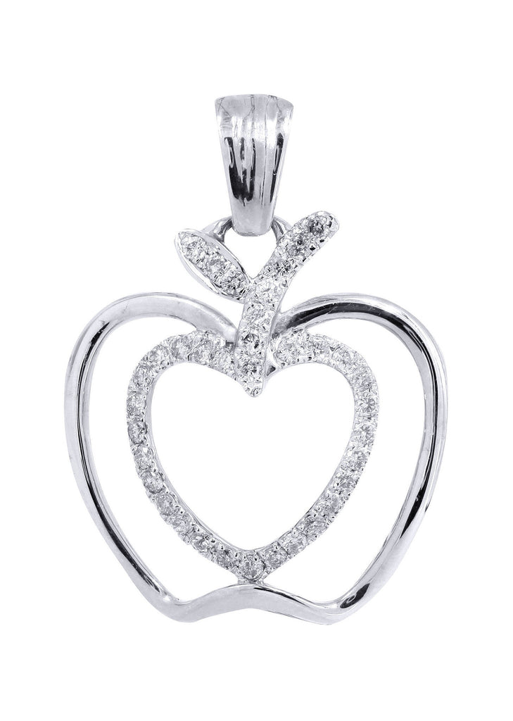 Diamond Apple Pendant | 0.38 Carats | 2.07 Grams MEN'S PENDANTS FROST NYC 