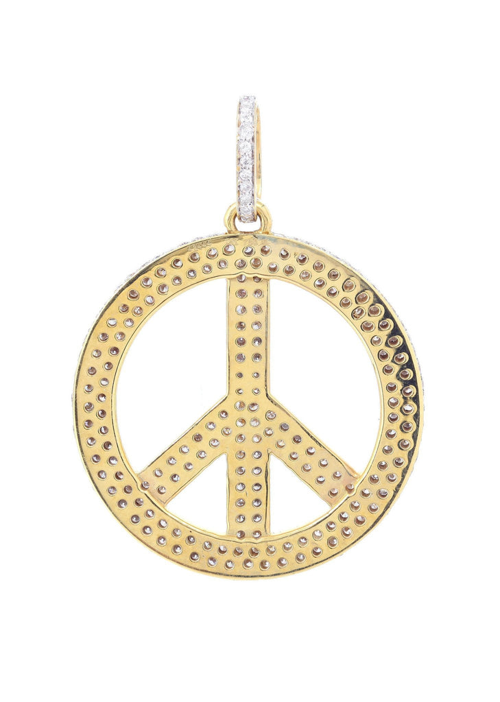 Diamond Peace Pendant | 2.51 Carats | 16.64 Grams MEN'S PENDANTS FROST NYC 