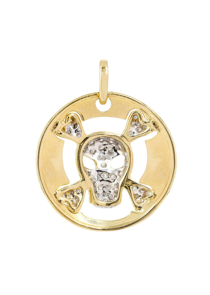 Diamond Skull Pendant | 0.62 Carats | 3.18 Grams MEN'S PENDANTS FROST NYC 