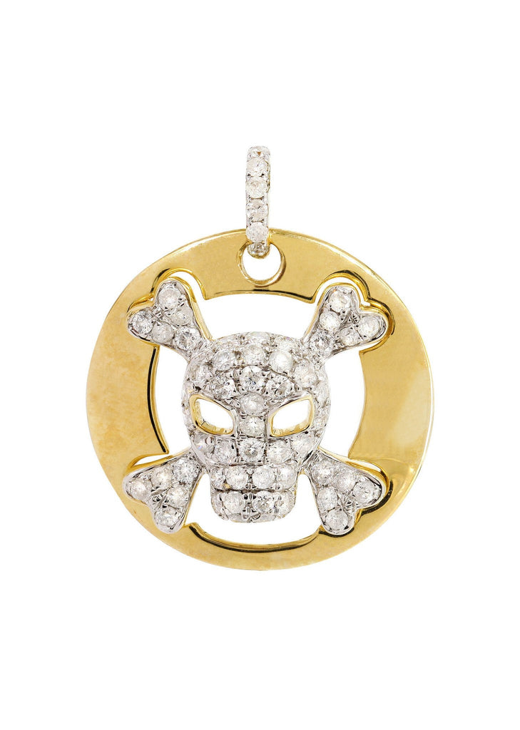 Diamond Skull Pendant | 0.62 Carats | 3.18 Grams MEN'S PENDANTS FROST NYC 