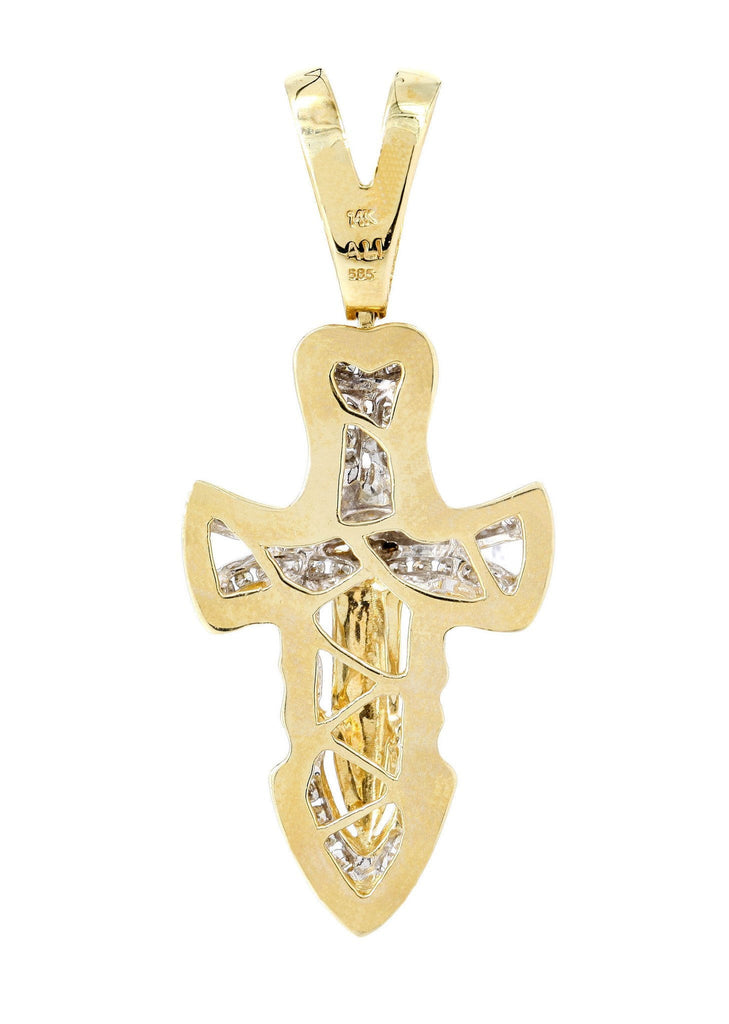 Diamond Cross Pendant | 0.32 Carats | 8.32 Grams MEN'S PENDANTS FROST NYC 