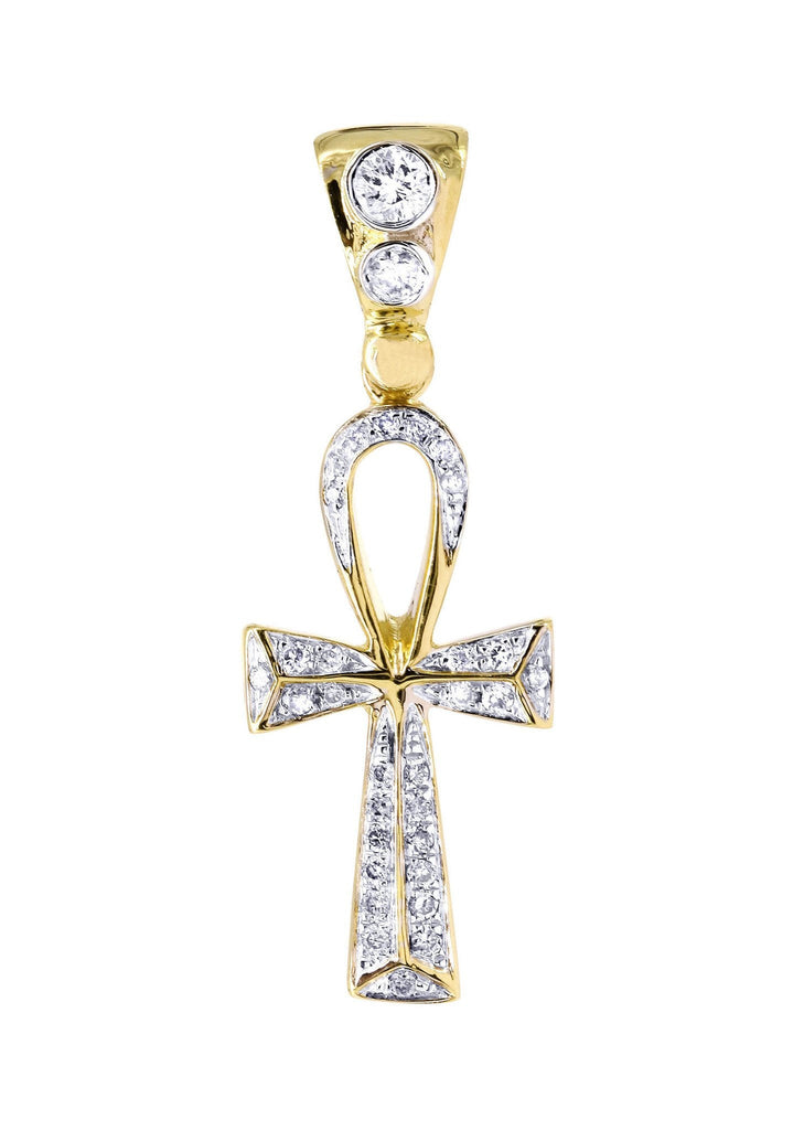 Diamond Ankh Pendant | 0.50 Carats | 2.84 Grams MEN'S PENDANTS FROST NYC 