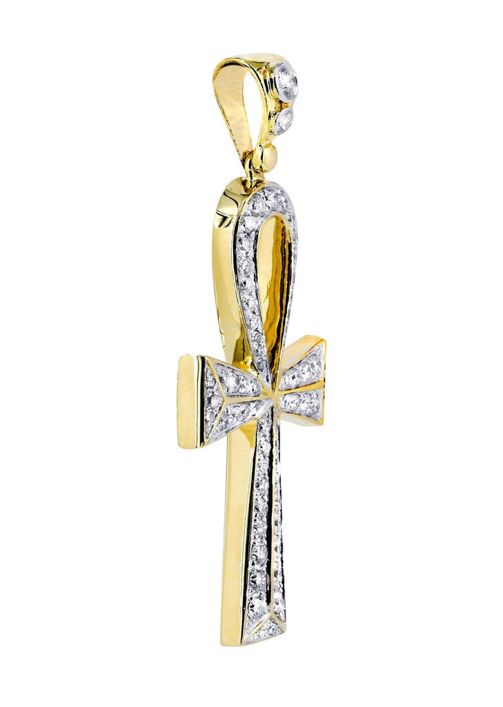 Diamond Ankh Pendant | 1.31 Carats | 9 Grams MEN'S PENDANTS FROST NYC 