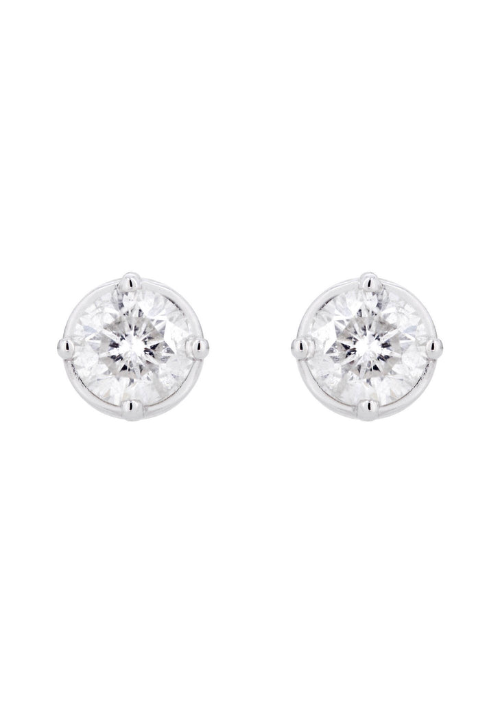 Round Diamond Stud Earrings | 1.1 Carats MEN'S EARRINGS FROST NYC 