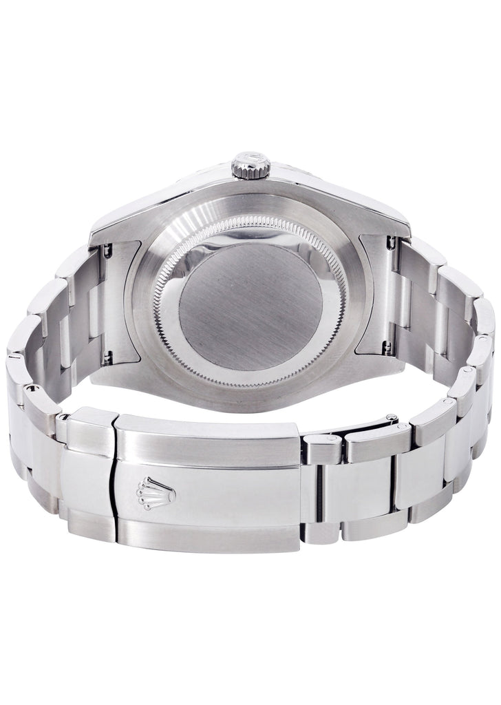 Rolex Datejust II Watch | 41 MM | Custom Silver Roman Dial | Oyster Band CUSTOM ROLEX FrostNYC 