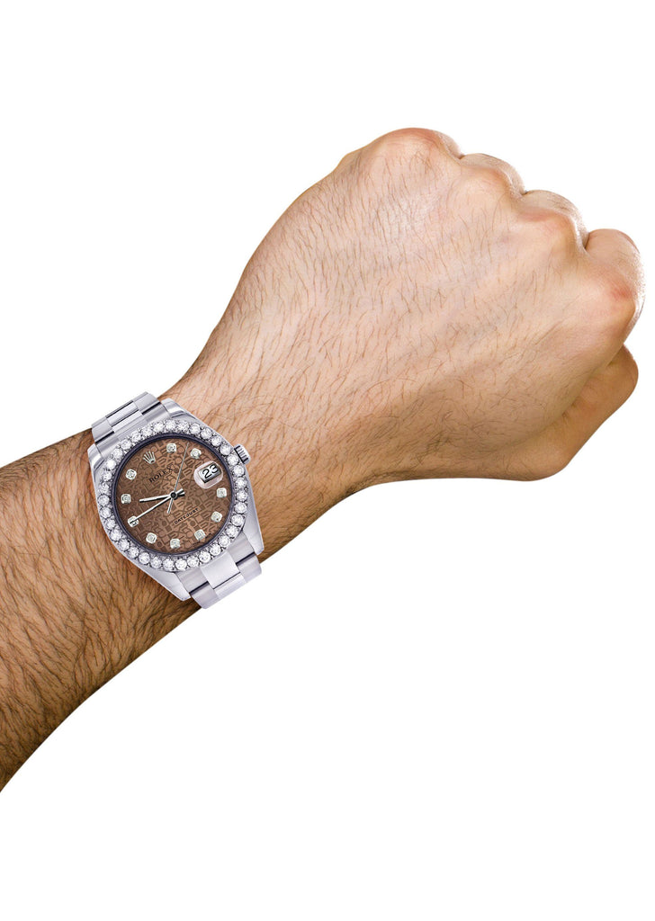 Rolex Datejust II Watch | 41 MM | Custom Jubilee Diamond Dial | Oyster Band CUSTOM ROLEX FrostNYC 