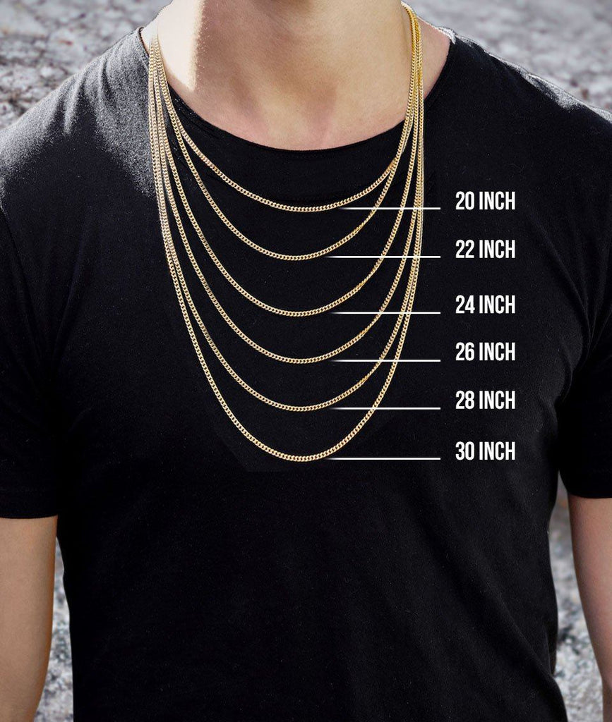 10K Yellow Gold Dog Tag Pendant & Cuban Chain | 2.73 Carats diamond combo FrostNYC 