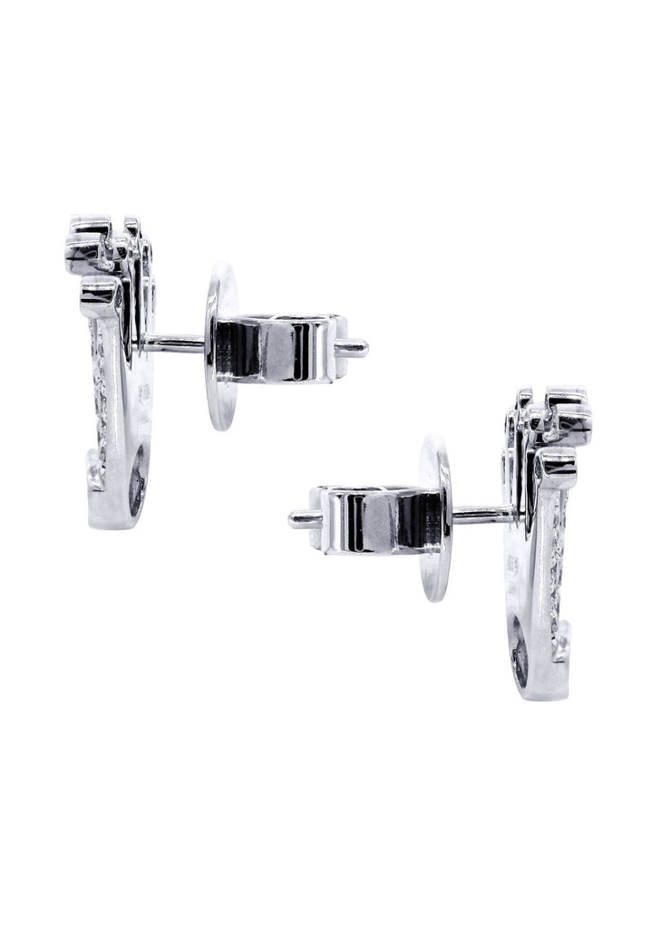 Diamond Earrings For Men | 14K White Gold | 0.57 Carats MEN'S EARRINGS FROST NYC 