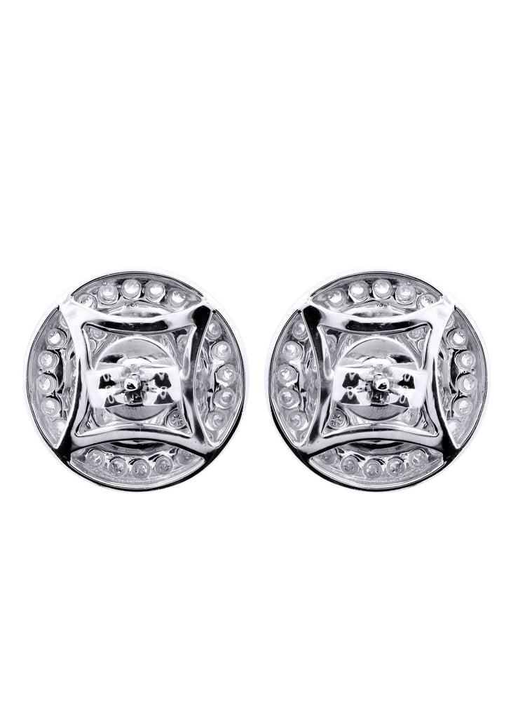 Diamond Earrings For Men | 14K White Gold | 0.75 Carats MEN'S EARRINGS FROST NYC 