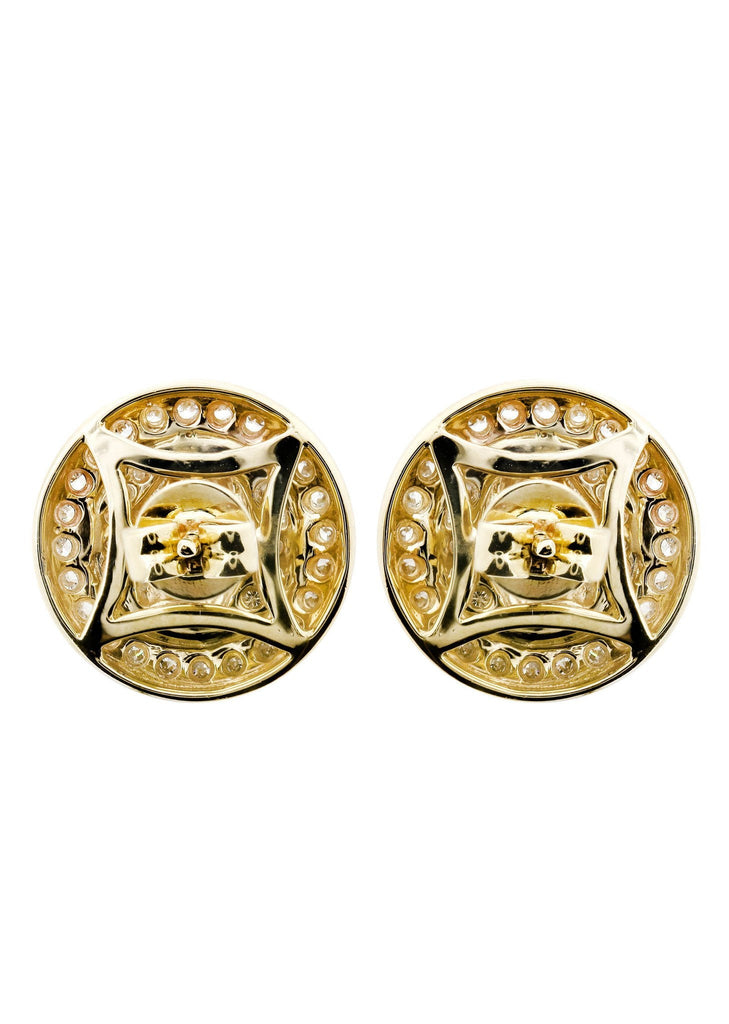 Diamond Earrings For Men | 14K Yellow Gold | 0.76 Carats MEN'S EARRINGS FROST NYC 