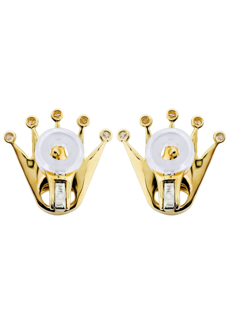 Diamond Earrings For Men | 14K Yellow Gold | 0.87 Carats MEN'S EARRINGS FROST NYC 
