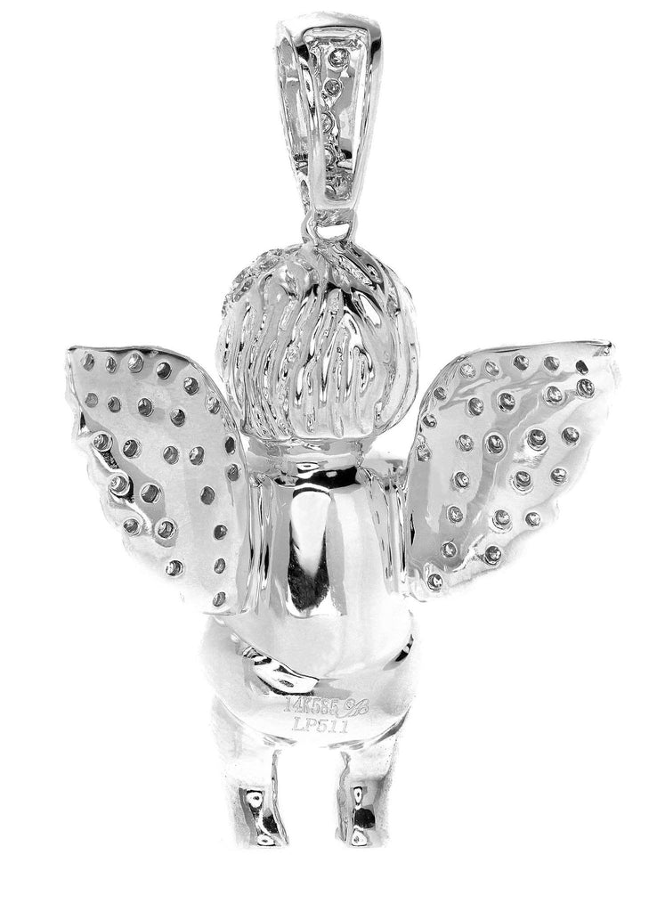 Diamond Angel Pendant | 10.14 Grams | 0.81 Carats MEN'S PENDANTS FROST NYC 