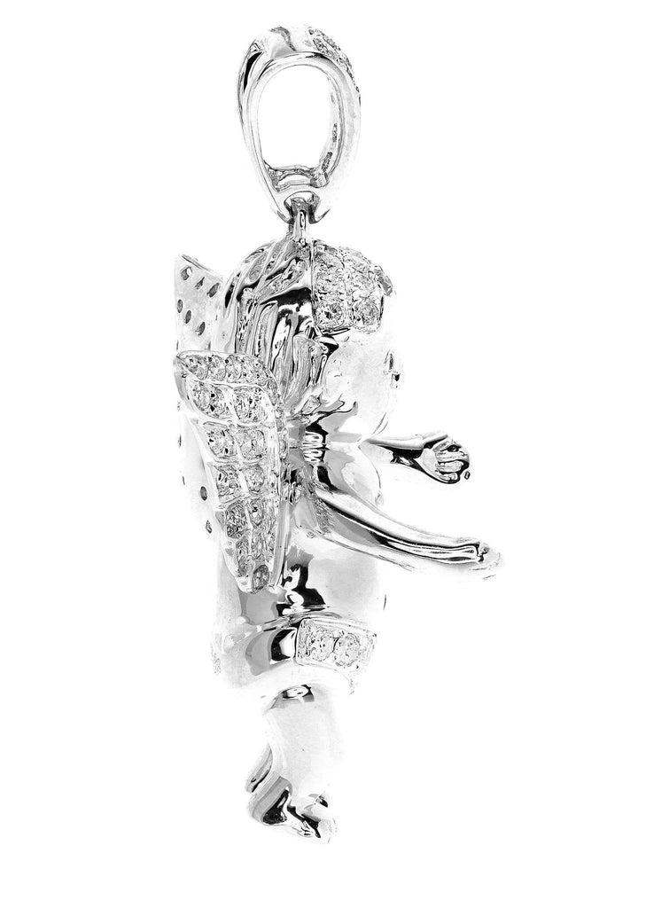 Diamond Angel Pendant | 10.14 Grams | 0.81 Carats MEN'S PENDANTS FROST NYC 