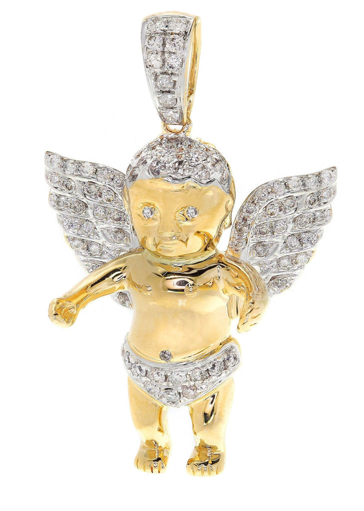 Diamond Angel Pendant | 10.5 Grams | 0.83 Carats MEN'S PENDANTS FROST NYC 