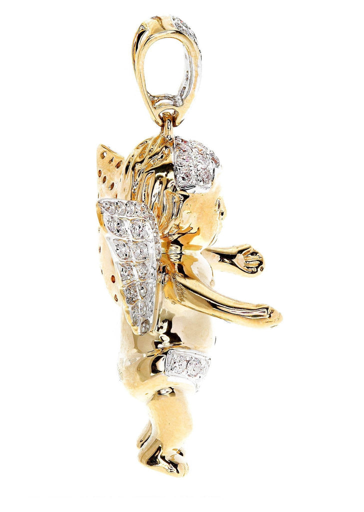 Diamond Angel Pendant | 10.5 Grams | 0.83 Carats MEN'S PENDANTS FROST NYC 