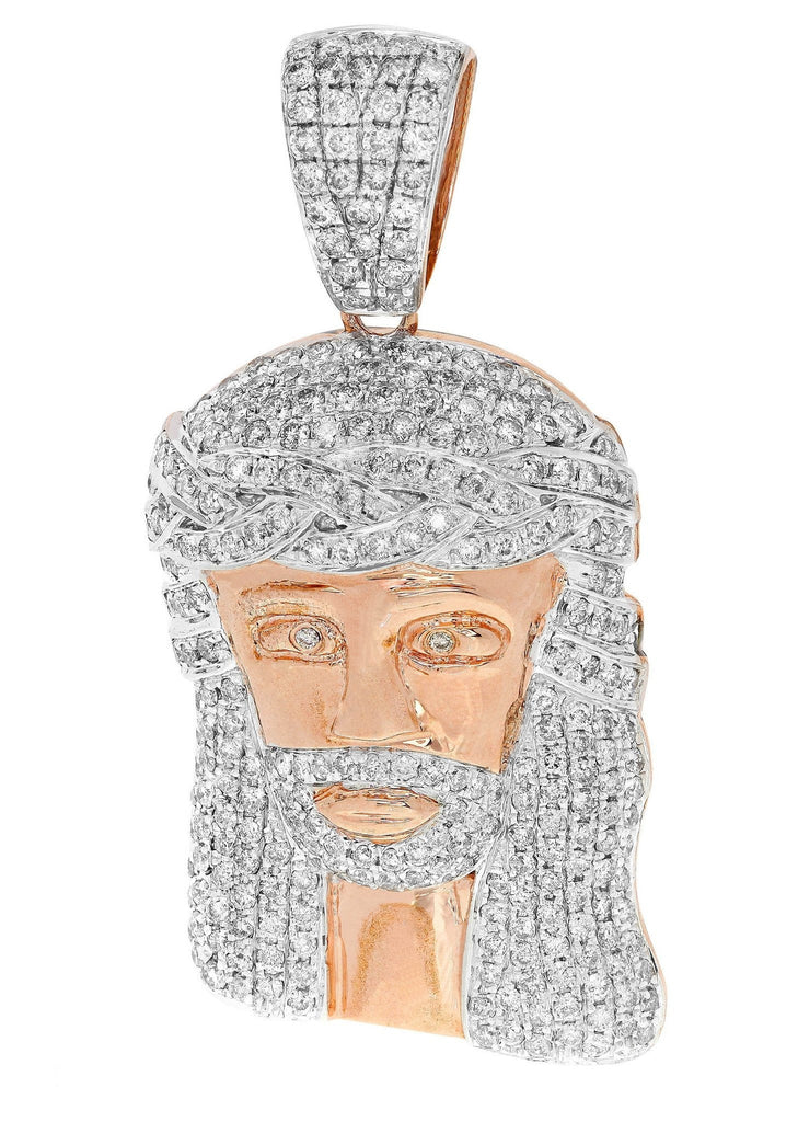 Diamond Jesus Piece | 18.86 Grams | 3.34 Carats MEN'S PENDANTS FROST NYC 
