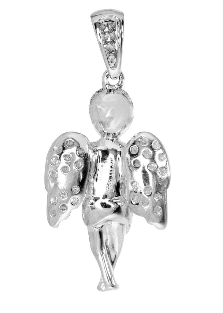 Diamond Angel Pendant | 4.09 Grams | 0.54 Carats MEN'S PENDANTS FROST NYC 