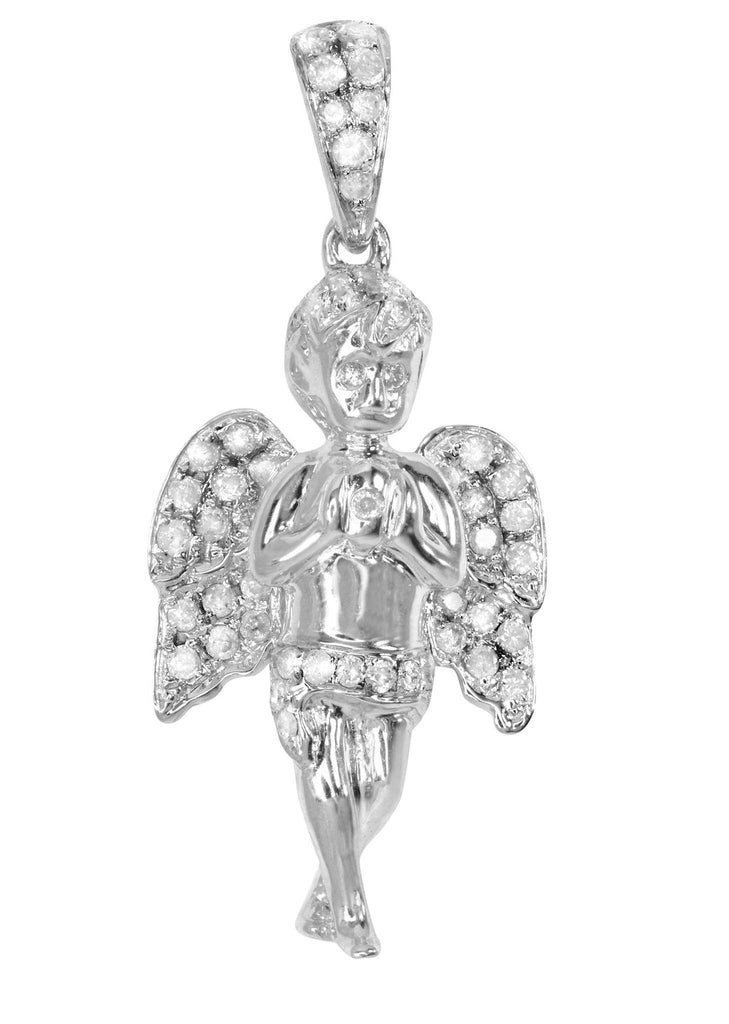 Diamond Angel Pendant | 4.09 Grams | 0.54 Carats MEN'S PENDANTS FROST NYC 