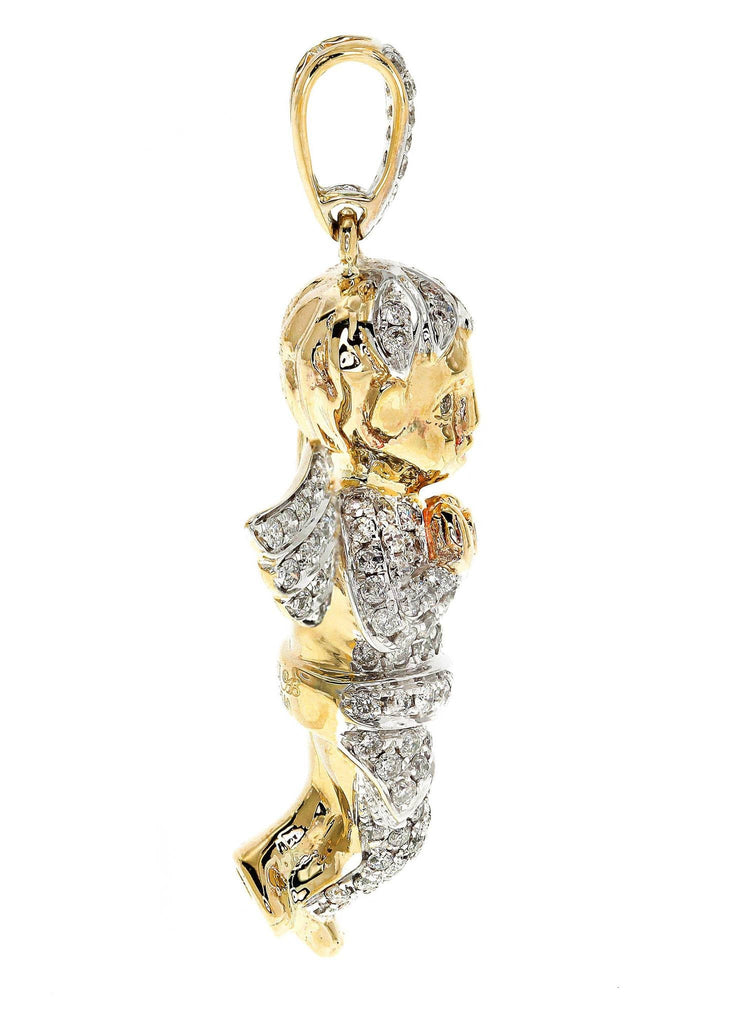 Diamond Angel Pendant | 9.75 Grams | 1.88 Carats MEN'S PENDANTS FROST NYC 