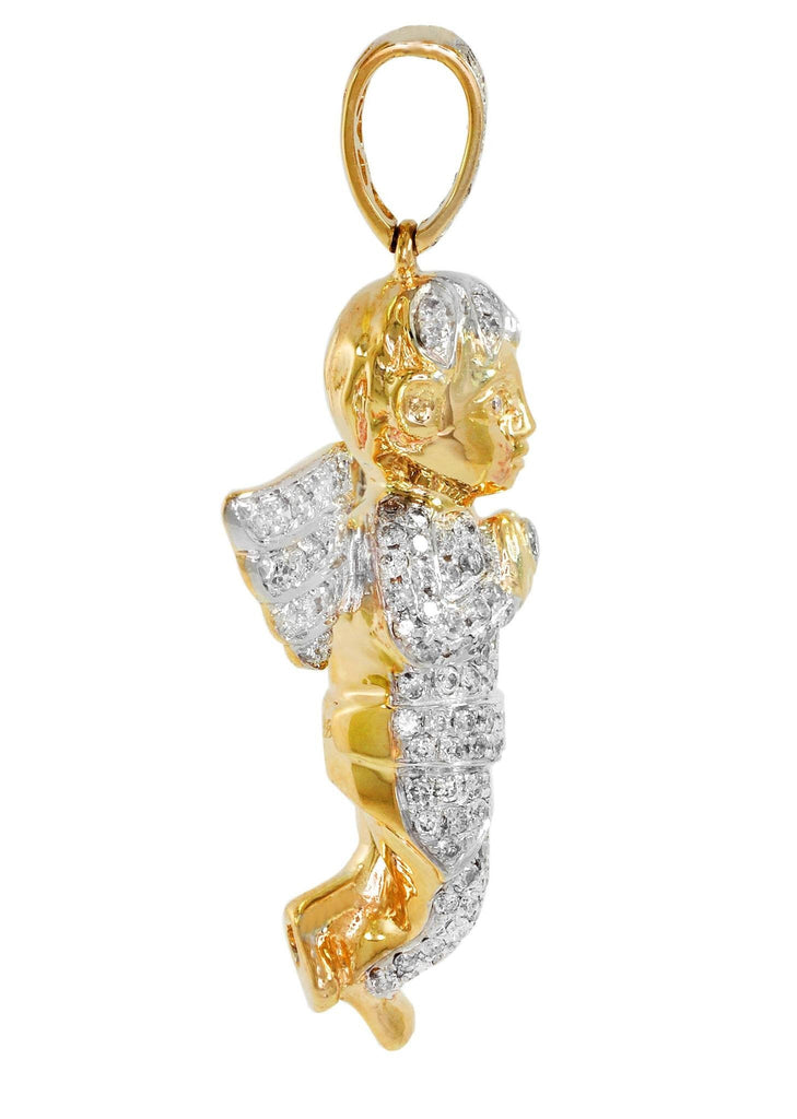 Diamond Angel Pendant | 16.03 Grams | 2.85 Carats MEN'S PENDANTS FROST NYC 