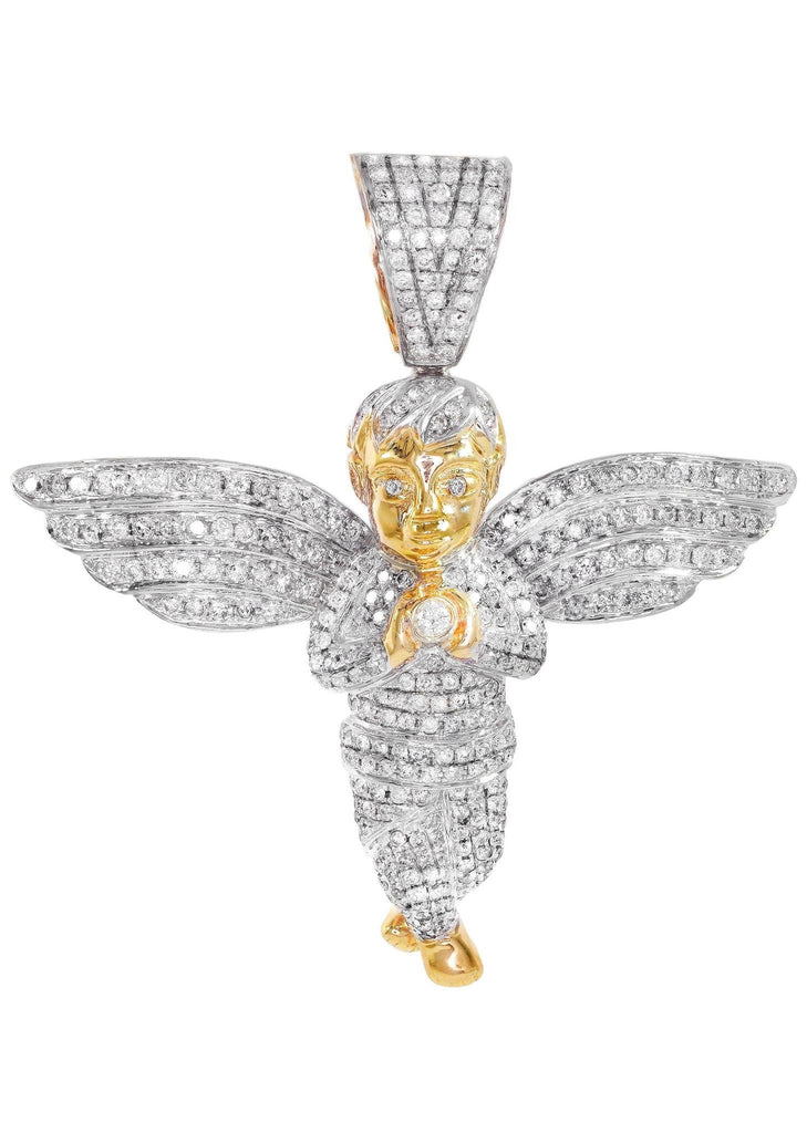 Diamond Angel Pendant | 26.34 Grams | 4.55 Carats MEN'S PENDANTS FROST NYC 