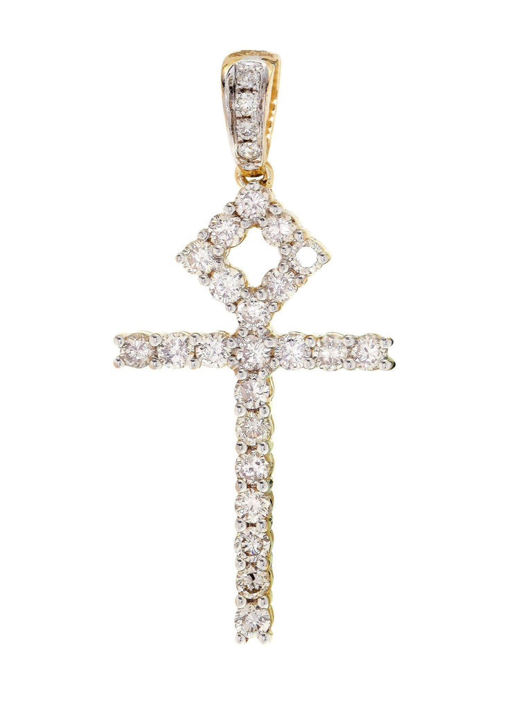 Diamond Ankh Pendant | 0.94 Carats | 2 Grams MEN'S PENDANTS FROST NYC 