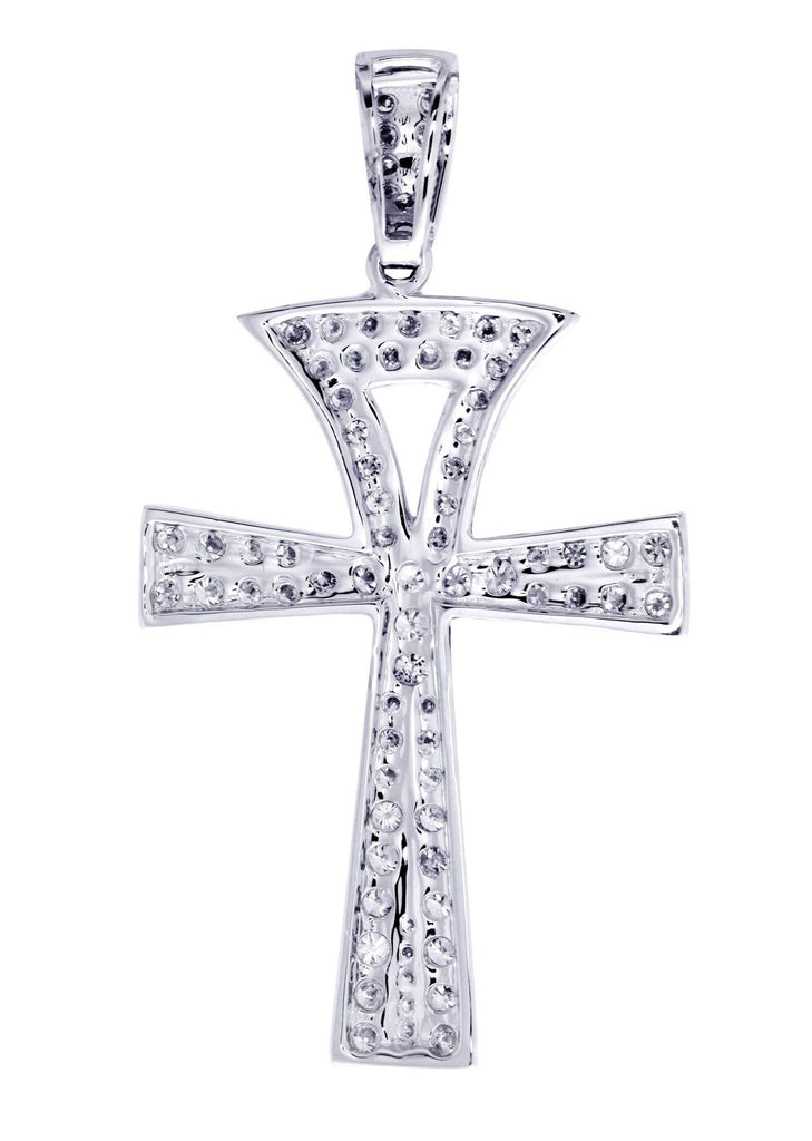 Diamond Ankh Pendant | 1.08 Carats | 2.52 Grams MEN'S PENDANTS FROST NYC 