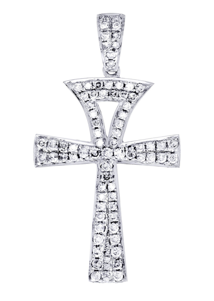 Diamond Ankh Pendant | 1.08 Carats | 2.52 Grams MEN'S PENDANTS FROST NYC 