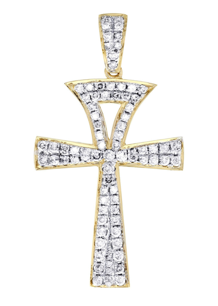 Diamond Ankh Pendant | 1.07 Carats | 2.36 Grams MEN'S PENDANTS FROST NYC 