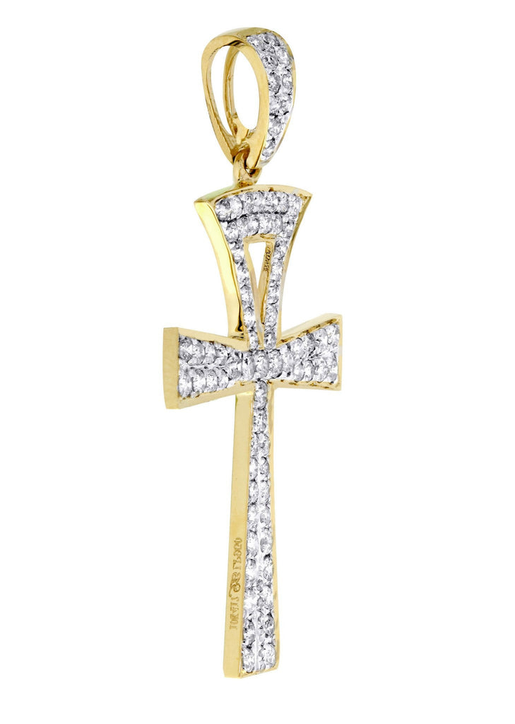 Diamond Ankh Pendant | 1.07 Carats | 2.36 Grams MEN'S PENDANTS FROST NYC 