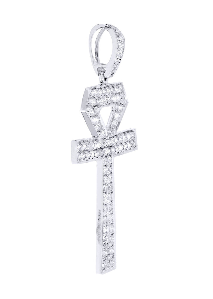 Diamond Ankh Pendant | 1.1 Carats | 2.52 Grams MEN'S PENDANTS FROST NYC 