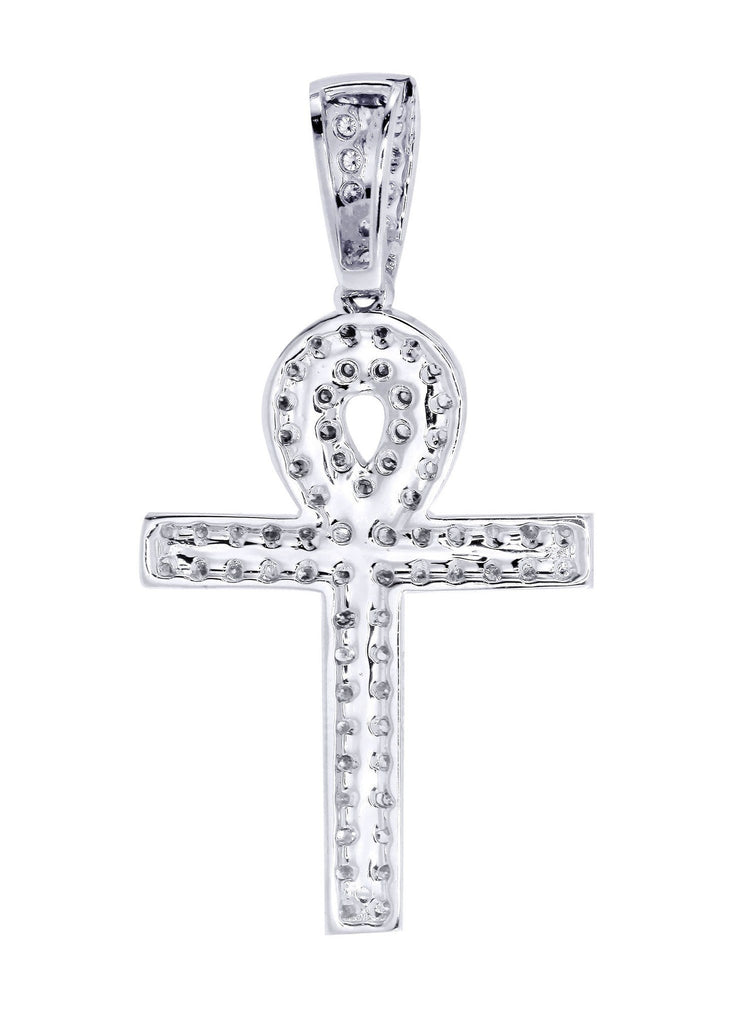 Diamond Ankh Pendant | 0.74 Carats | 2.14 Grams MEN'S PENDANTS FROST NYC 