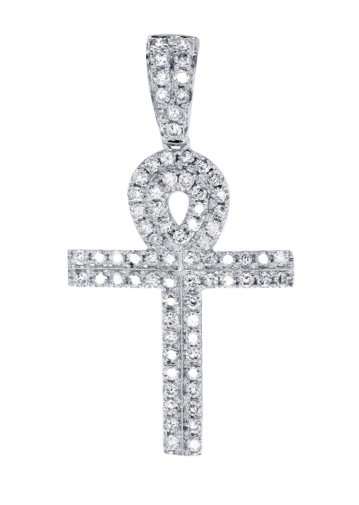 Diamond Ankh Pendant | 0.74 Carats | 2.14 Grams MEN'S PENDANTS FROST NYC 