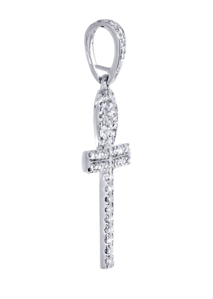 Diamond Ankh Pendant | 0.74 Carats | 2.14 Grams MEN'S PENDANTS FROST NYC 