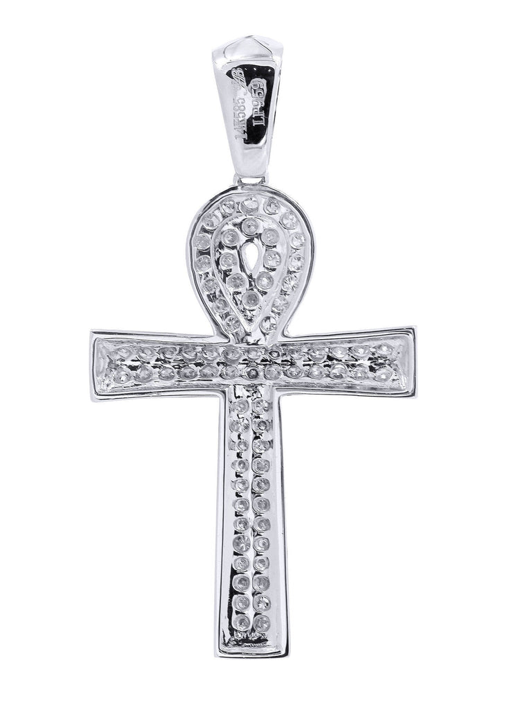 Diamond Ankh Pendant | 0.81 Carats | 3.33 Grams MEN'S PENDANTS FROST NYC 